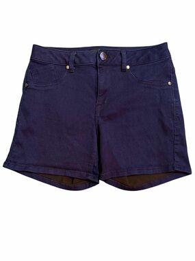 1822 Denim Navy Stretch Denim Jean Shorts Size 6